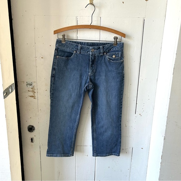 Vintage Y2K Harley Davidson Capris Jean Pants - Picture 4 of 15